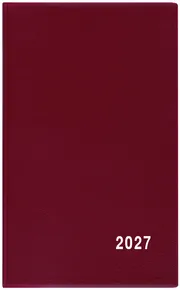 Wöchentlicher Terminkalender - Alois - PVC - Bordeaux